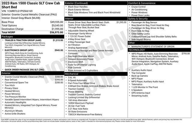 2023 Ram 1500 Classic SLT Raleigh NC