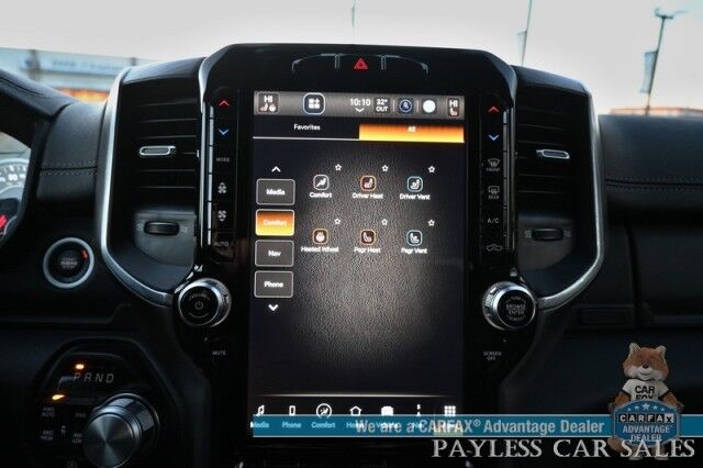 2023 Ram 1500 Laramie / 4X4 / Crew Cab / 5.7L V8 / AutoStart / Heated & Cooled Leather Seats / Heated Steering Wheel / Navigation / Forward Collision & Blind Spot Alert / Apple CarPlay & Android Auto / 22 MPG / Tow Pkg Anchorage AK 2023 Ram 1500 Laramie / 4X4 / Crew Cab / 5.7L V8 / AutoStart / Heated & Cooled Leather Seats / Heated Steering Wheel / Navigation / Forward Collision & Blind Spot Alert / Apple CarPlay & Android Auto / 22 MPG / Tow Pkg Anchorage AK