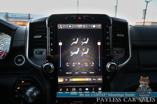 2023 Ram 1500 Laramie / 4X4 / Crew Cab / 5.7L V8 / AutoStart / Heated & Cooled Leather Seats / Heated Steering Wheel / Navigation / Forward Collision & Blind Spot Alert / Apple CarPlay & Android Auto / 22 MPG / Tow Pkg Anchorage AK 2023 Ram 1500 Laramie / 4X4 / Crew Cab / 5.7L V8 / AutoStart / Heated & Cooled Leather Seats / Heated Steering Wheel / Navigation / Forward Collision & Blind Spot Alert / Apple CarPlay & Android Auto / 22 MPG / Tow Pkg Anchorage AK