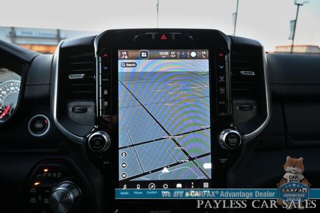 2023 Ram 1500 Laramie / 4X4 / Crew Cab / 5.7L V8 / AutoStart / Heated & Cooled Leather Seats / Heated Steering Wheel / Navigation / Forward Collision & Blind Spot Alert / Apple CarPlay & Android Auto / 22 MPG / Tow Pkg Anchorage AK 2023 Ram 1500 Laramie / 4X4 / Crew Cab / 5.7L V8 / AutoStart / Heated & Cooled Leather Seats / Heated Steering Wheel / Navigation / Forward Collision & Blind Spot Alert / Apple CarPlay & Android Auto / 22 MPG / Tow Pkg Anchorage AK