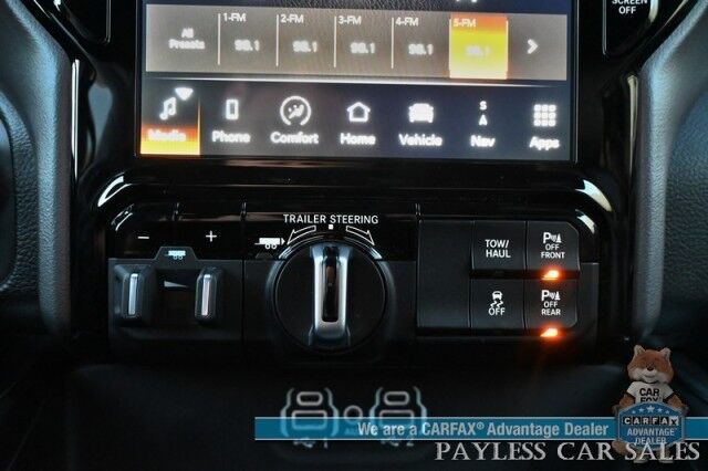 2023 Ram 1500 Laramie / 4X4 / Crew Cab / 5.7L V8 / AutoStart / Heated & Cooled Leather Seats / Heated Steering Wheel / Navigation / Forward Collision & Blind Spot Alert / Apple CarPlay & Android Auto / 22 MPG / Tow Pkg Anchorage AK 2023 Ram 1500 Laramie / 4X4 / Crew Cab / 5.7L V8 / AutoStart / Heated & Cooled Leather Seats / Heated Steering Wheel / Navigation / Forward Collision & Blind Spot Alert / Apple CarPlay & Android Auto / 22 MPG / Tow Pkg Anchorage AK