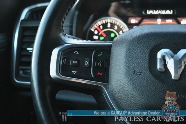 2023 Ram 1500 Laramie / 4X4 / Crew Cab / 5.7L V8 / AutoStart / Heated & Cooled Leather Seats / Heated Steering Wheel / Navigation / Forward Collision & Blind Spot Alert / Apple CarPlay & Android Auto / 22 MPG / Tow Pkg Anchorage AK 2023 Ram 1500 Laramie / 4X4 / Crew Cab / 5.7L V8 / AutoStart / Heated & Cooled Leather Seats / Heated Steering Wheel / Navigation / Forward Collision & Blind Spot Alert / Apple CarPlay & Android Auto / 22 MPG / Tow Pkg Anchorage AK