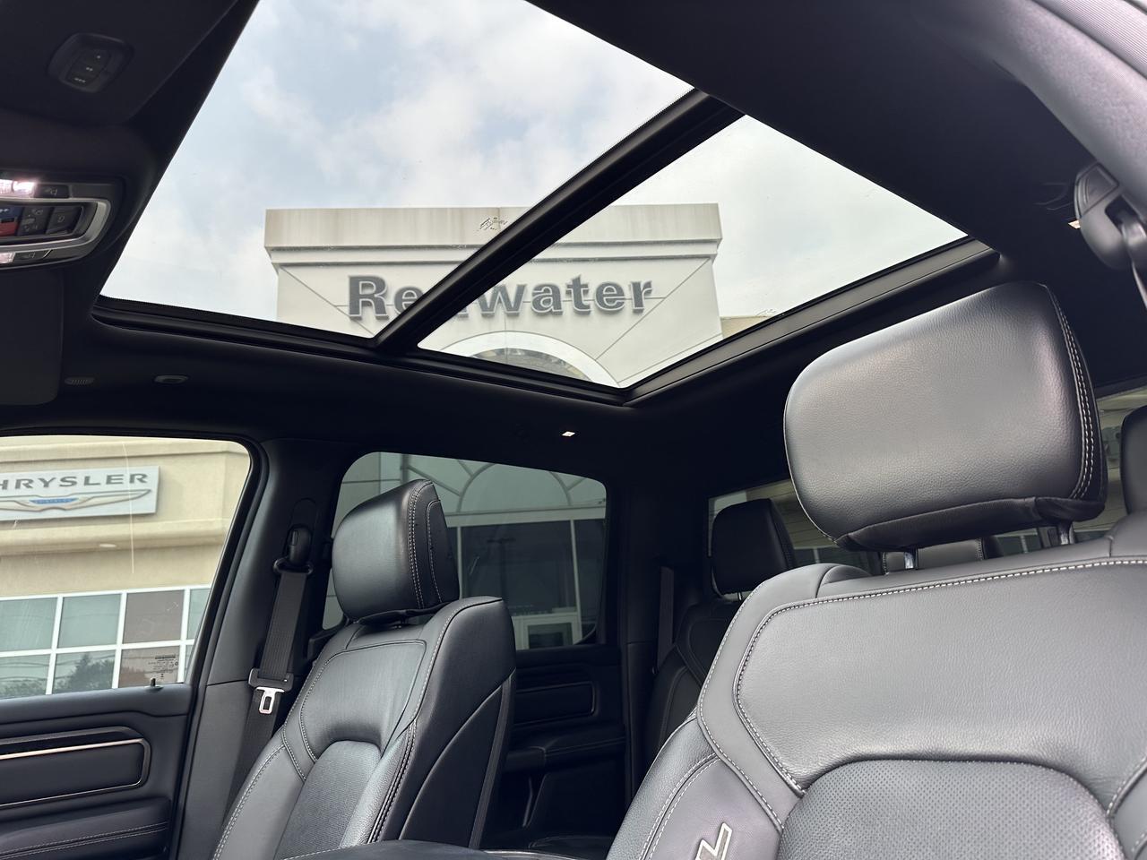 2023 Ram 1500 Rebel | Night Edition | Leather | Heated Seats & Wheel | Pano Sun Roof | Harman / Kardon Audio Redwater AB