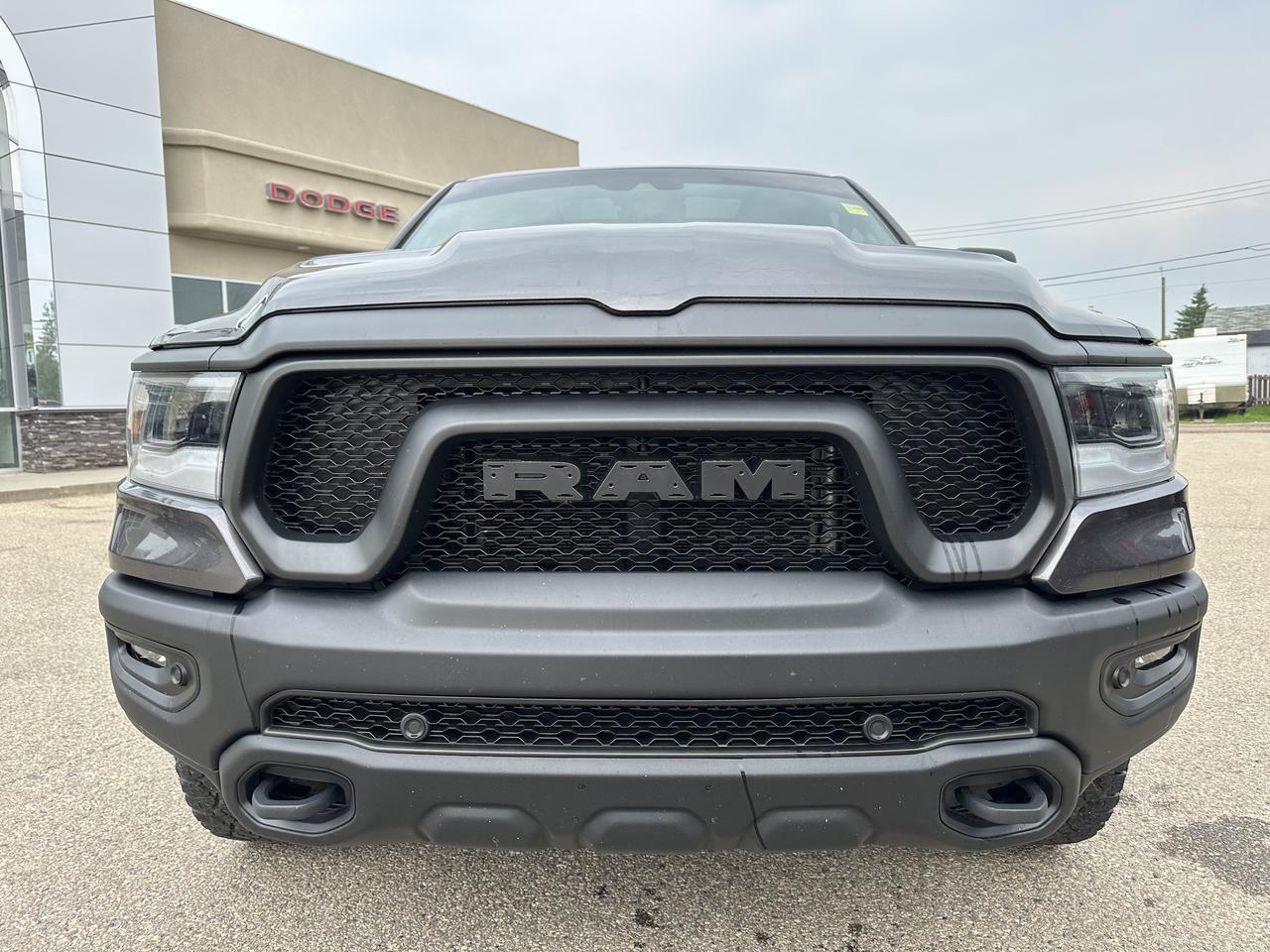 2023 Ram 1500 Rebel | Night Edition | Leather | Heated Seats & Wheel | Pano Sun Roof | Harman / Kardon Audio Redwater AB