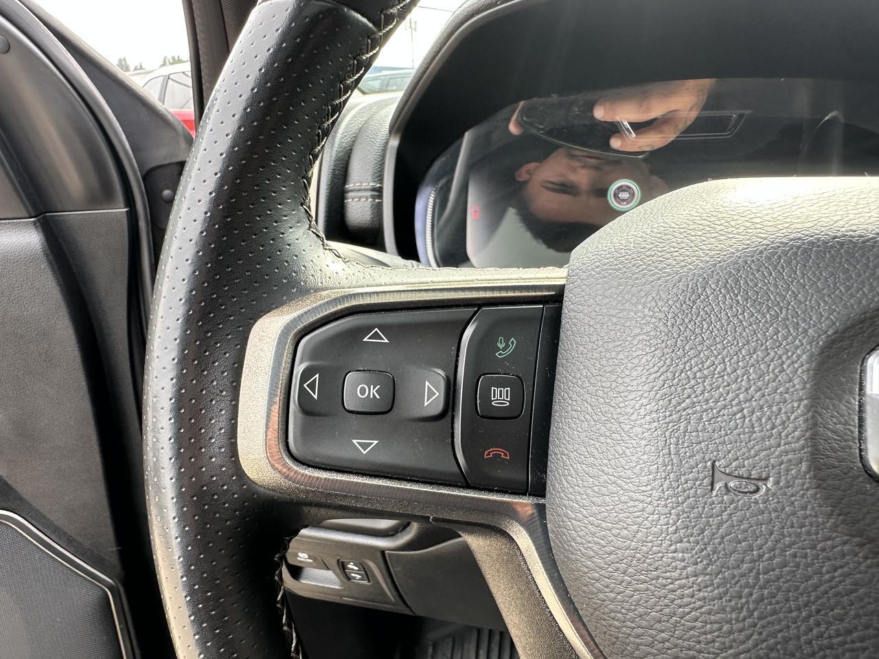 2023 Ram 1500 Rebel | Night Edition | Leather | Heated Seats & Wheel | Pano Sun Roof | Harman / Kardon Audio Redwater AB