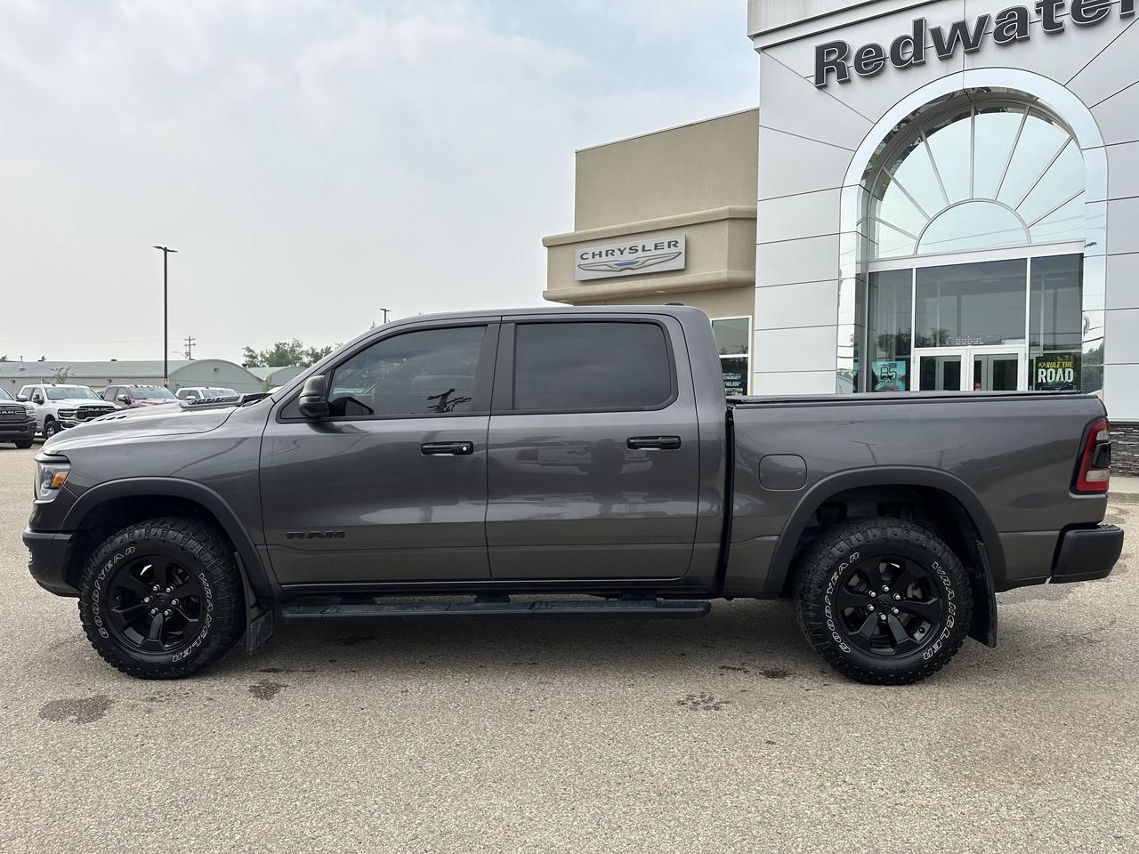 2023 Ram 1500 Rebel | Night Edition | Leather | Heated Seats & Wheel | Pano Sun Roof | Harman / Kardon Audio Redwater AB