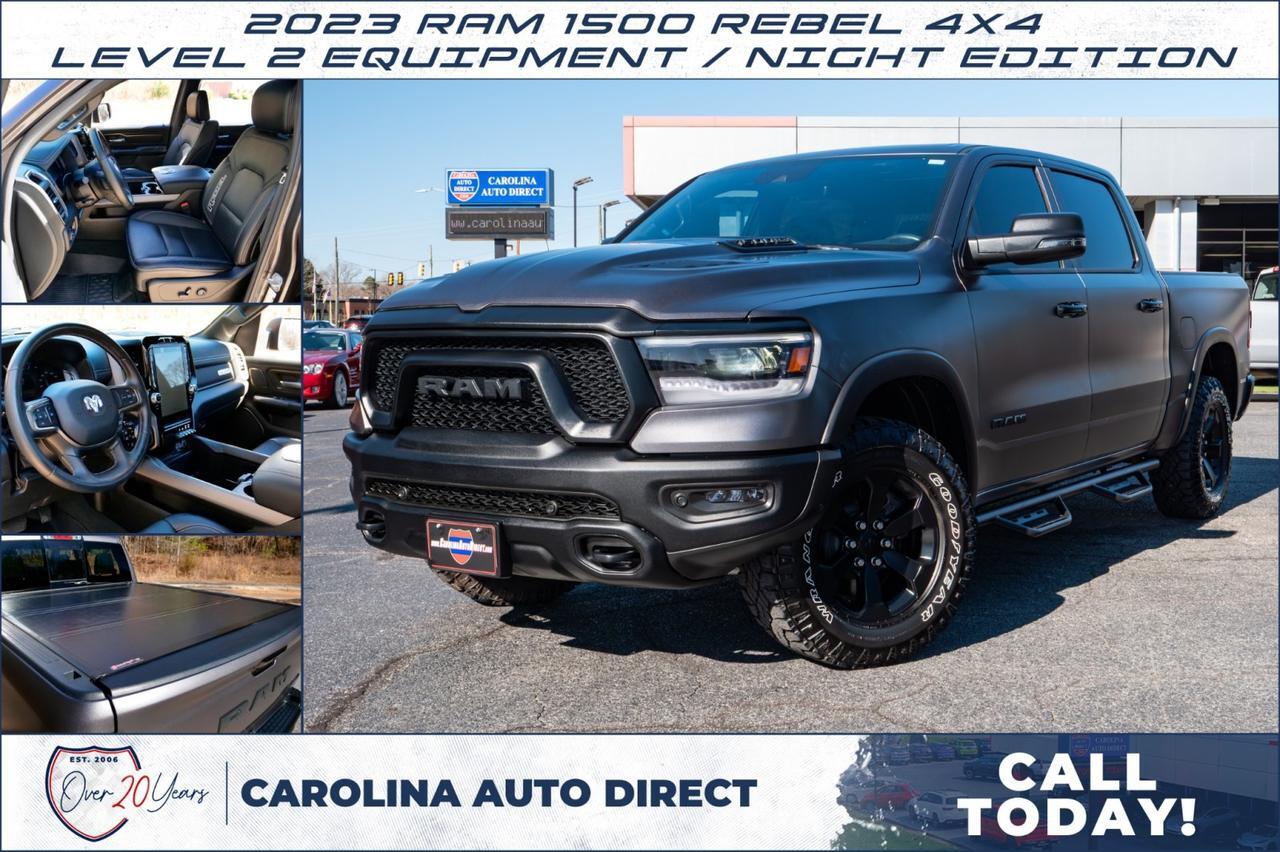 2023 Ram 1500 Rebel 4X4 / Level 2 Equipment / Night Edition!