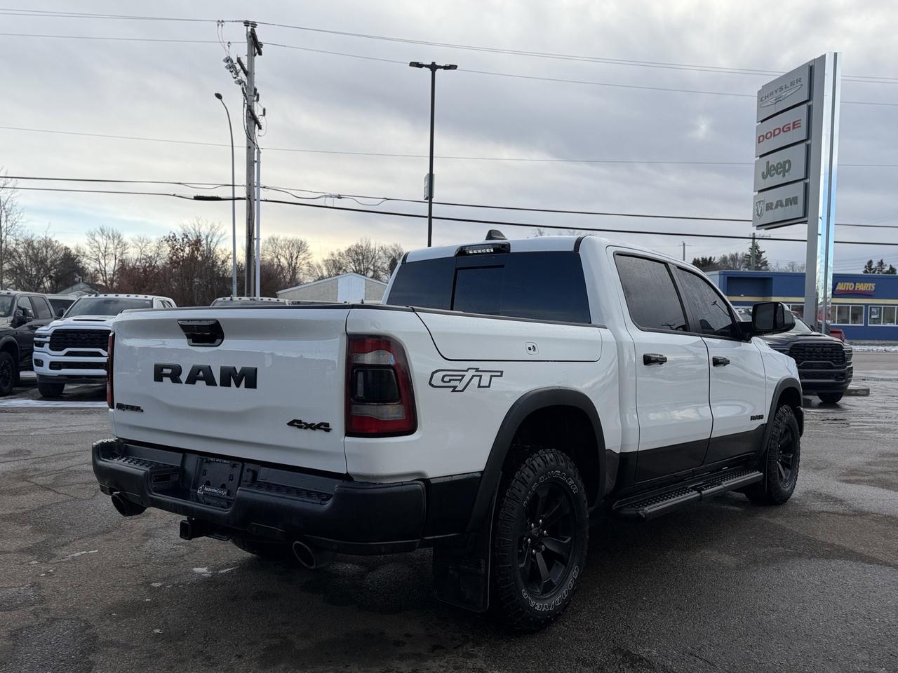 2023 Ram 1500 Rebel Night Edition Crew Cab 4x4 | HEMI V8 | Leather | Heated Vented Seats | Pano Sunroof Redwater AB