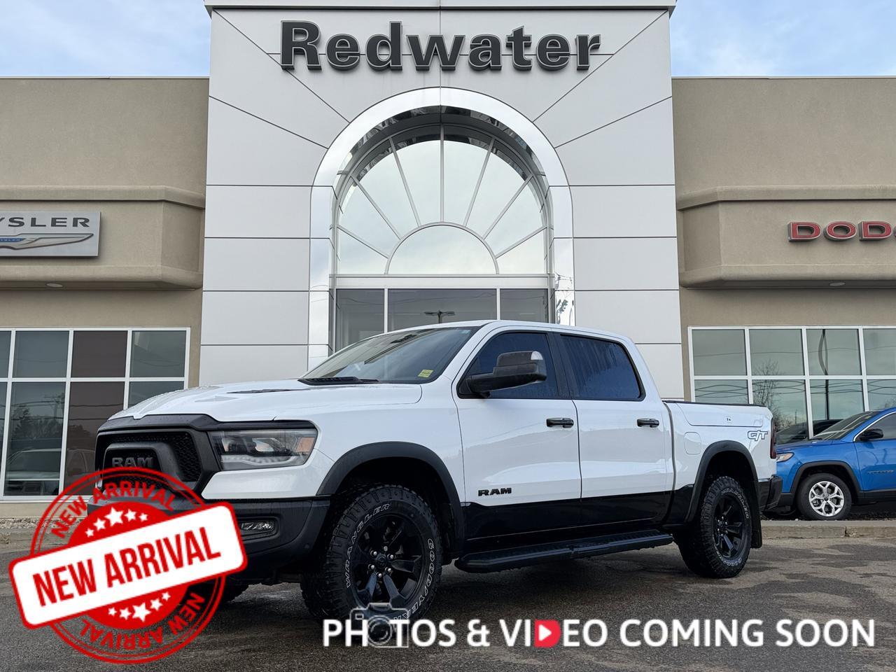 2023 Ram 1500 Rebel Night Edition Crew Cab 4x4 | HEMI V8 | Leather | Heated Vented Seats | Pano Sunroof
