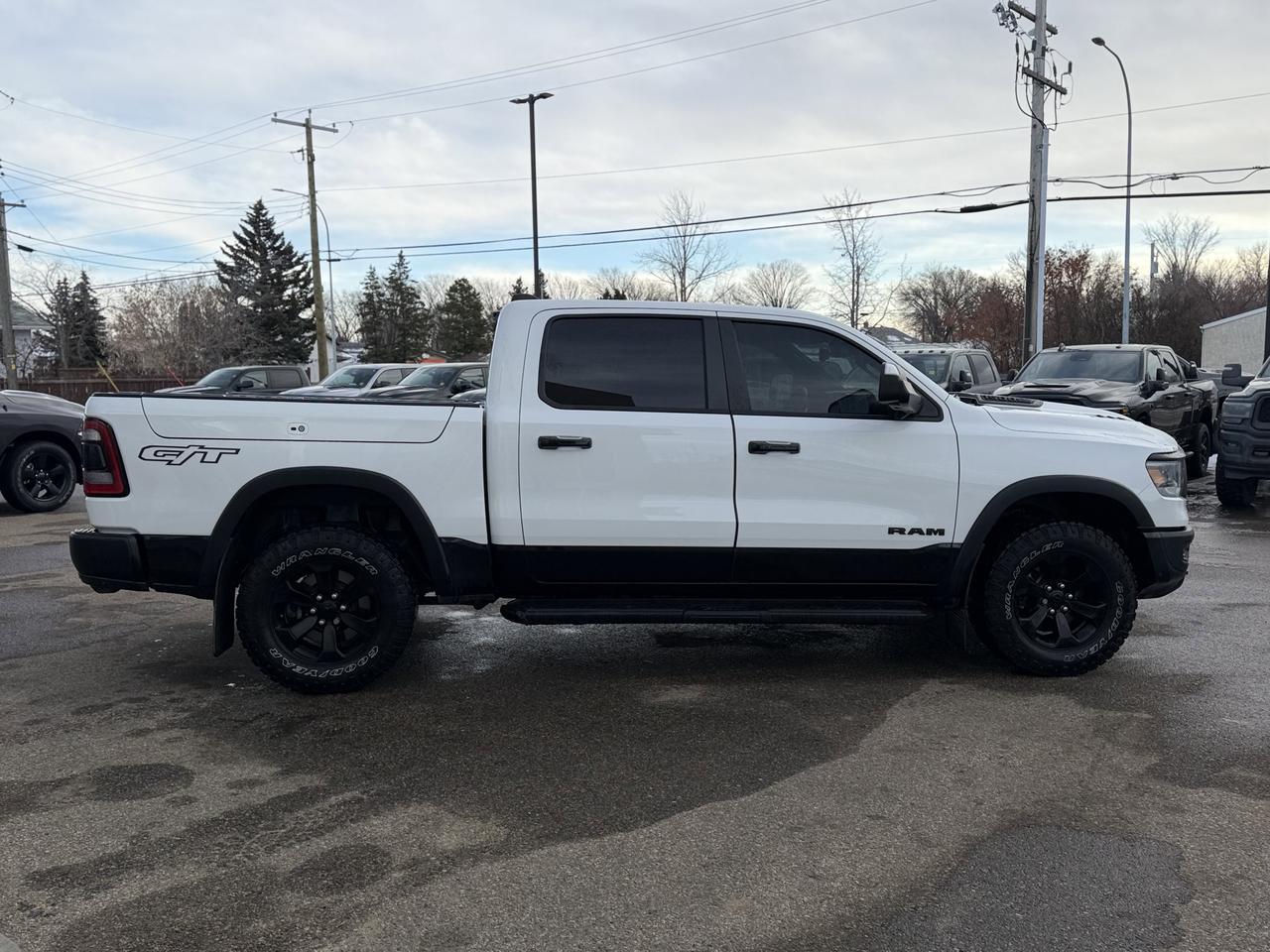 2023 Ram 1500 Rebel Night Edition Crew Cab 4x4 | HEMI V8 | Leather | Heated Vented Seats | Pano Sunroof Redwater AB