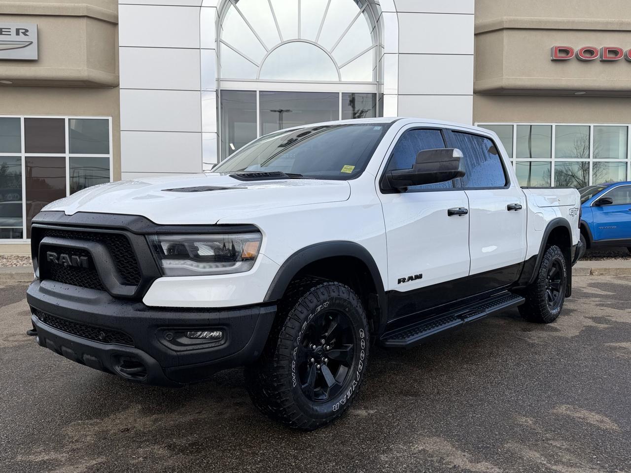 2023 Ram 1500 Rebel Night Edition Crew Cab 4x4 | HEMI V8 | Leather | Heated Vented Seats | Pano Sunroof Redwater AB
