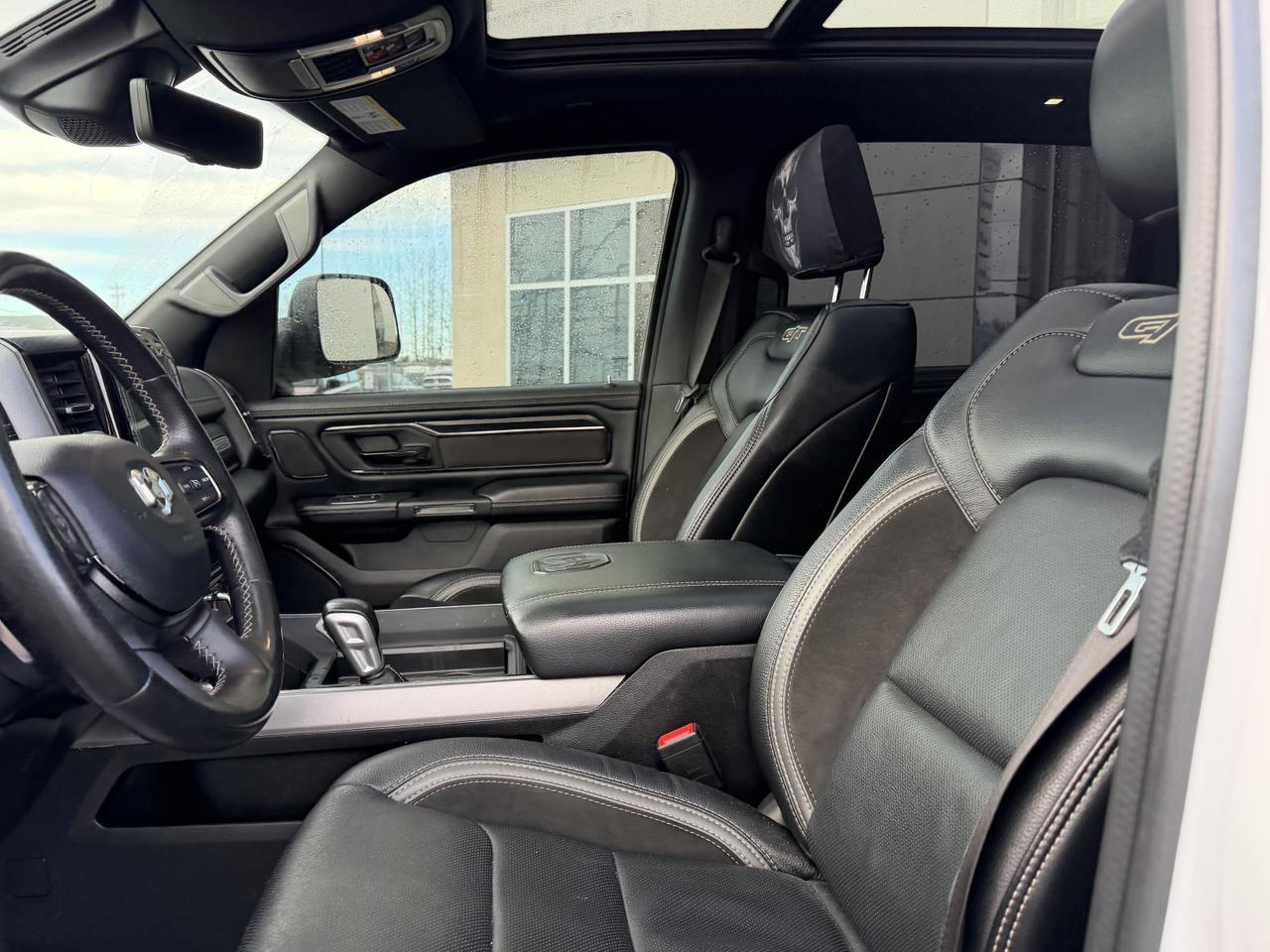 2023 Ram 1500 Rebel Night Edition Crew Cab 4x4 | HEMI V8 | Leather | Heated Vented Seats | Pano Sunroof Redwater AB