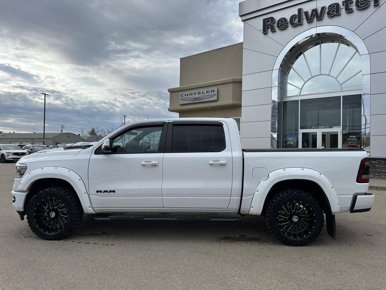 2023 Ram 1500 Sport | Aftermarket Rim & Tire | Flares | Heated Seats | Alpine Audio | 12" Screen Redwater AB