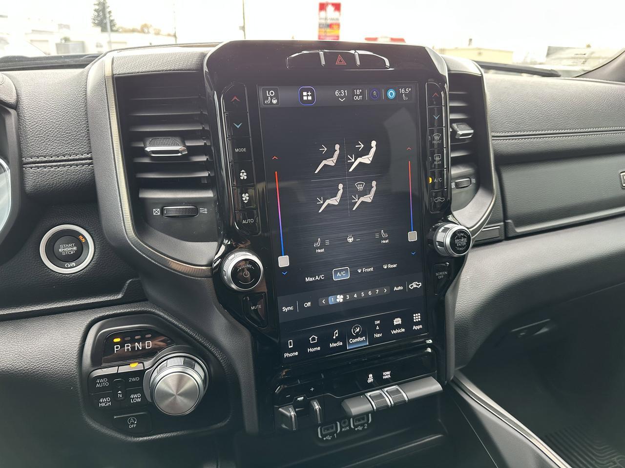 2023 Ram 1500 Sport | Aftermarket Rim & Tire | Flares | Heated Seats | Alpine Audio | 12" Screen Redwater AB
