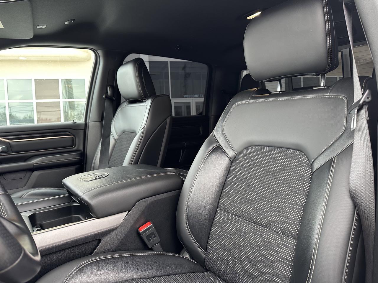 2023 Ram 1500 Sport | Night Edition | Leather 'n Suede | Heated Seats | Tow Package | Box Liner | Alpine Redwater AB