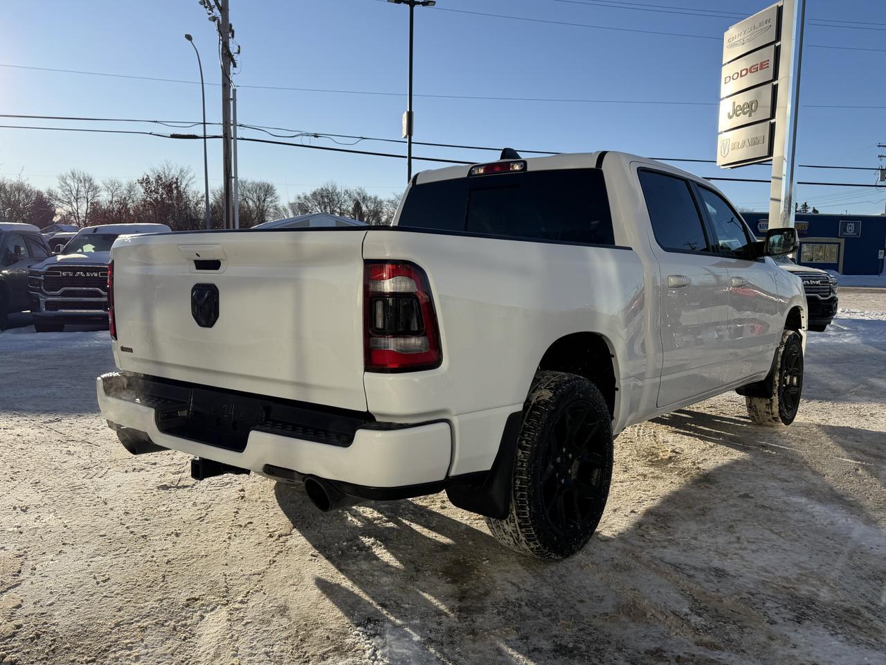 2023 Ram 1500 Sport | Night Edition | Leather 'n Suede | Heated Seats | Tow Package | Box Liner | Alpine Redwater AB
