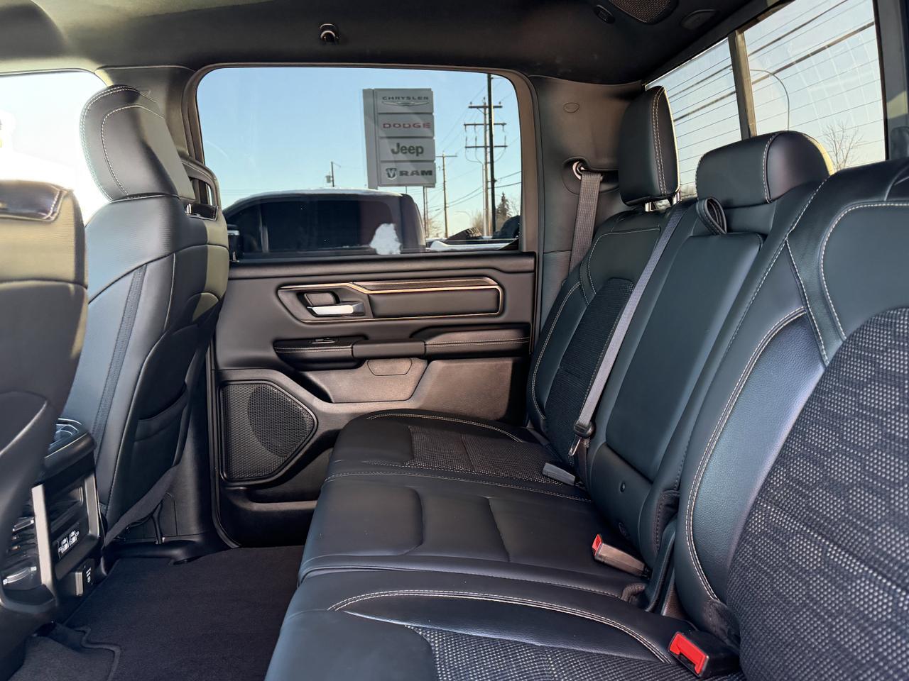 2023 Ram 1500 Sport | Night Edition | Leather 'n Suede | Heated Seats | Tow Package | Box Liner | Alpine Redwater AB