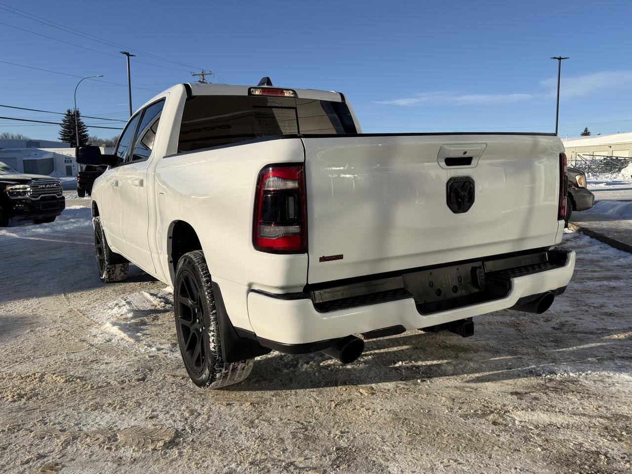 2023 Ram 1500 Sport | Night Edition | Leather 'n Suede | Heated Seats | Tow Package | Box Liner | Alpine Redwater AB