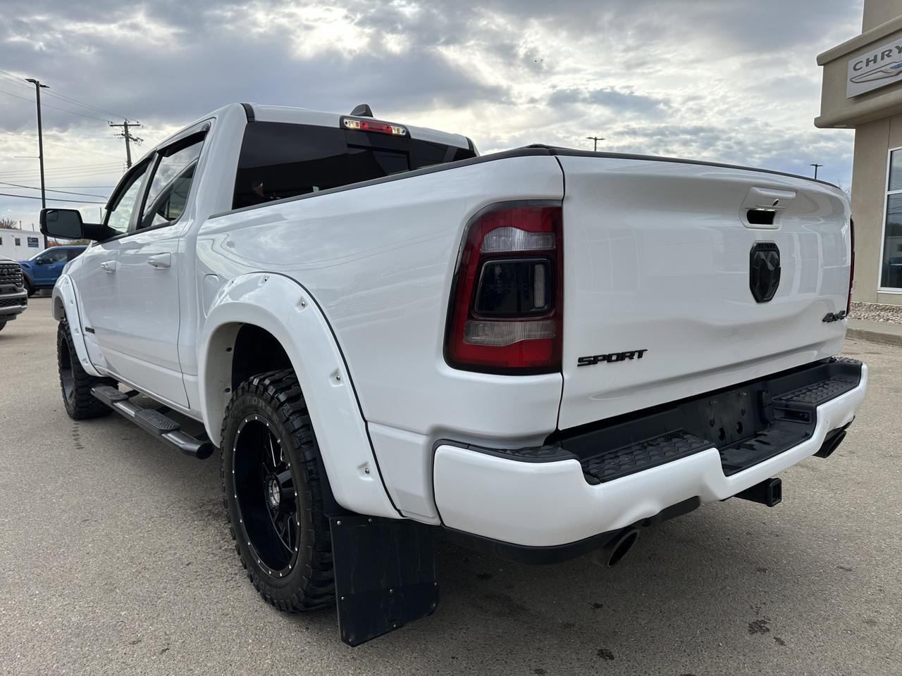 2023 Ram 1500 Sport Crew Cab 4x4 | Aftermarket Rims Tires | Flares | 12IN Display | Alpine Audio | NAV Redwater AB