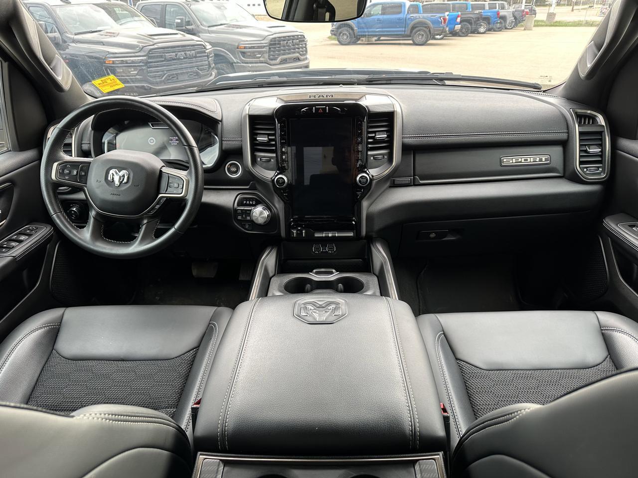 2023 Ram 1500 Sport Crew Cab 4x4 | Aftermarket Rims Tires | Flares | 12IN Display | Alpine Audio | NAV Redwater AB