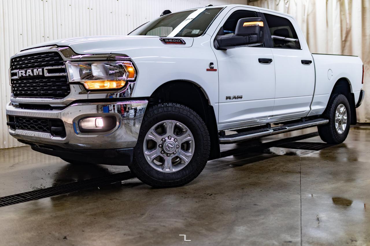 2023 Ram 2500 4x4 Crew Cab Big Horn Diesel PSeat BCam Red Deer AB