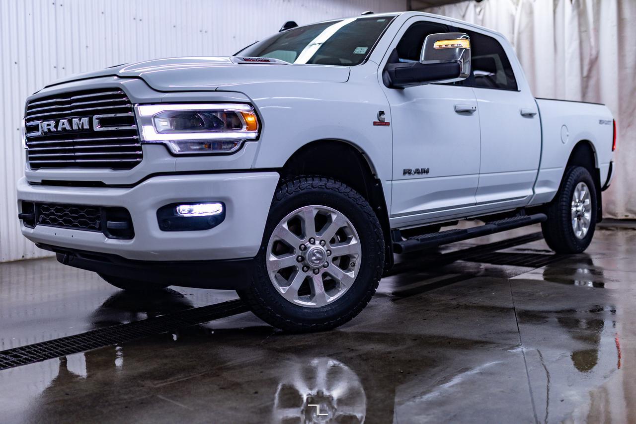 2023 Ram 2500 4x4 Crew Cab Laramie Diesel Leather Nav BCam Red Deer AB