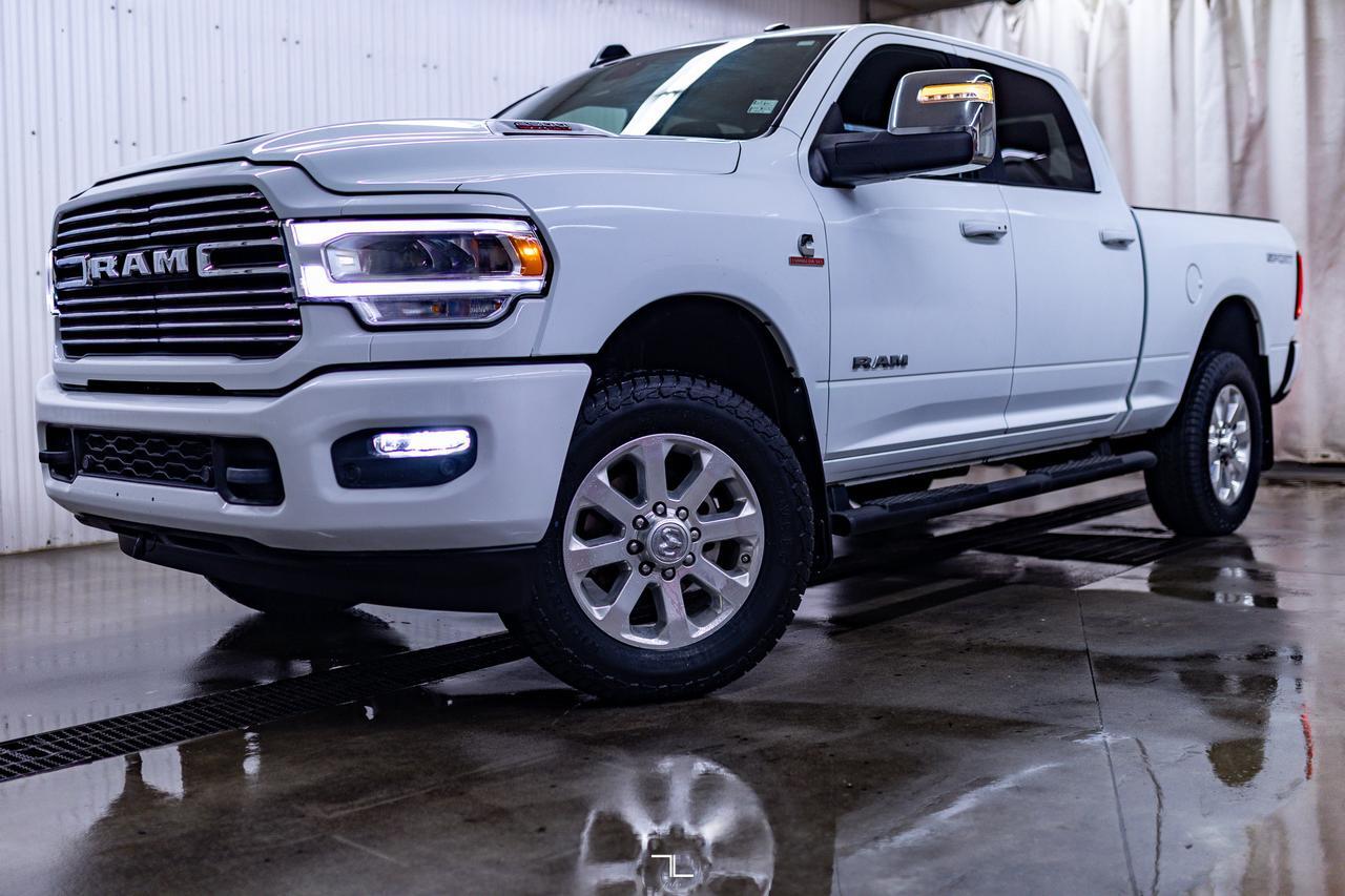 2023 Ram 2500 4x4 Crew Cab Laramie Diesel Leather Nav BCam Red Deer AB