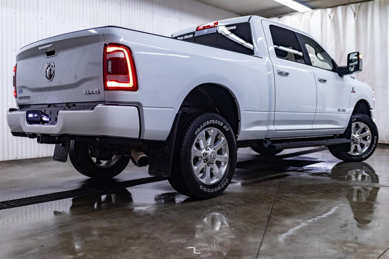 2023 Ram 2500 4x4 Crew Cab Laramie Diesel Leather Nav BCam Red Deer AB
