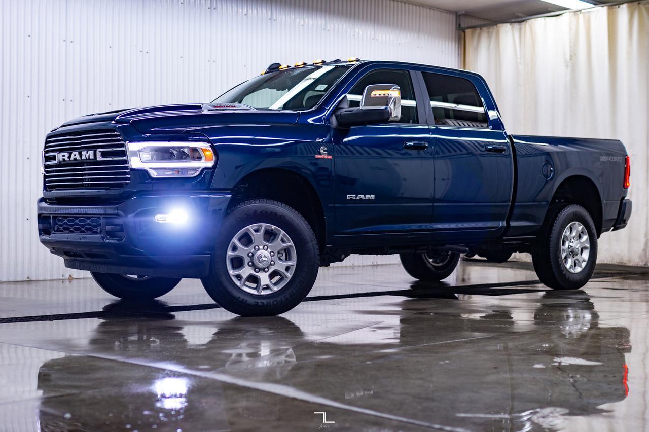 2023 Ram 2500 4x4 Crew Cab Laramie Diesel Leather Nav BCam Red Deer AB