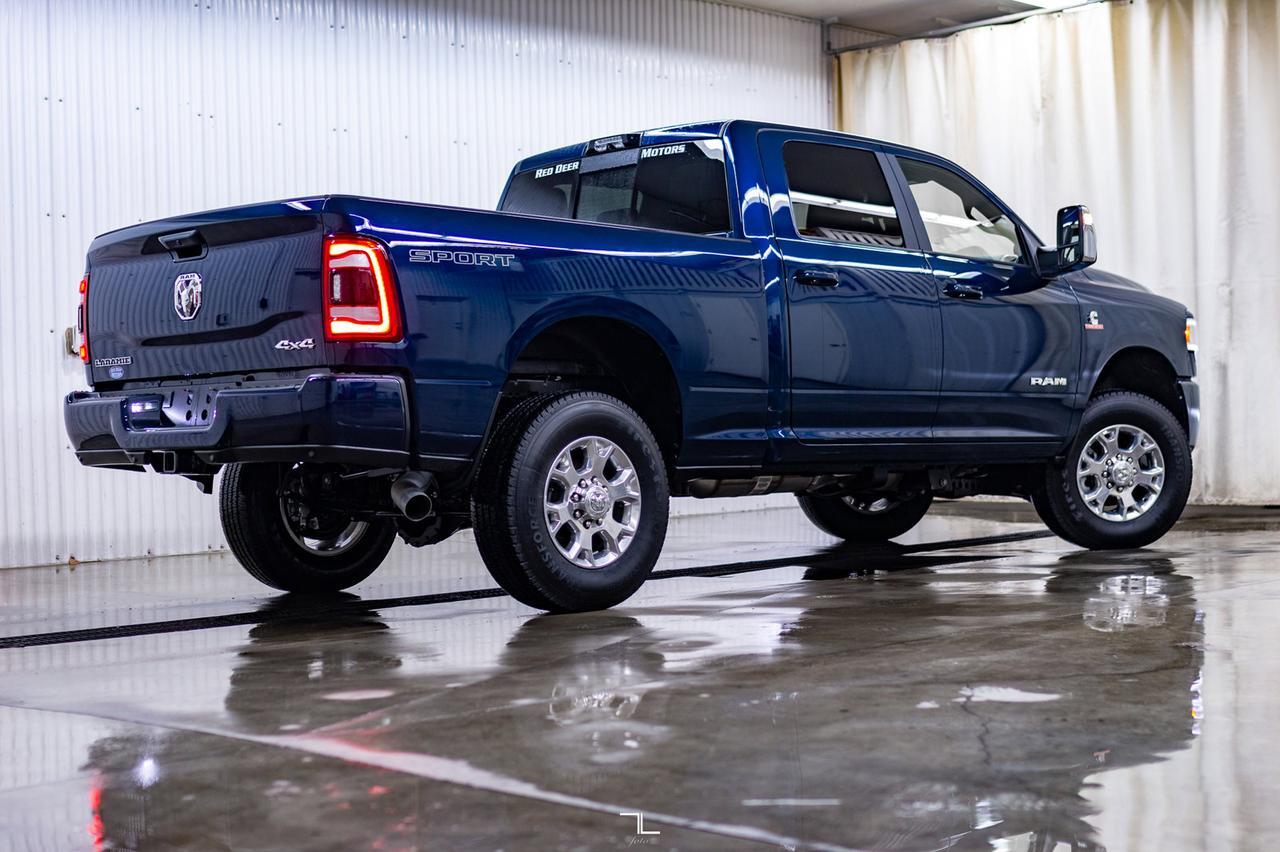 2023 Ram 2500 4x4 Crew Cab Laramie Diesel Leather Nav BCam Red Deer AB
