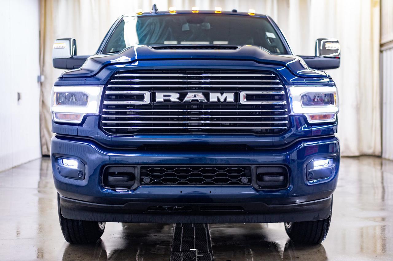 2023 Ram 2500 4x4 Crew Cab Laramie Diesel Leather Nav BCam Red Deer AB