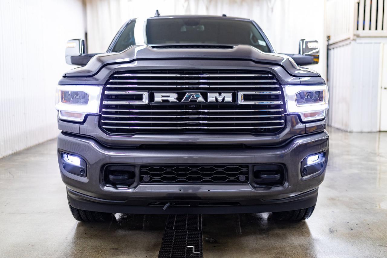 2023 Ram 2500 4x4 Crew Cab Laramie Diesel Leather Nav BCam Red Deer AB