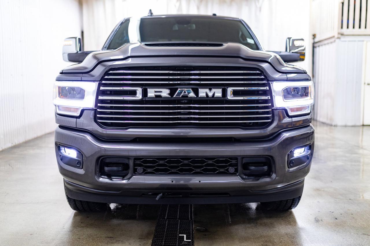 2023 Ram 2500 4x4 Crew Cab Laramie Diesel Leather Nav BCam Red Deer AB