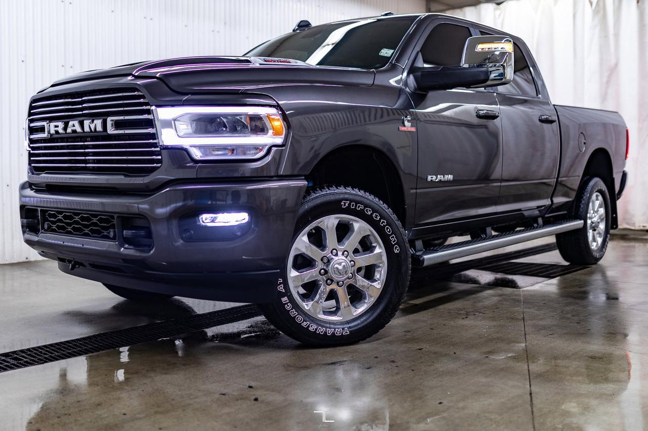 2023 Ram 2500 4x4 Crew Cab Laramie Diesel Leather Nav BCam Red Deer AB