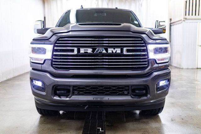 2023 Ram 2500 4x4 Crew Cab Laramie Diesel Leather Nav BCam Red Deer AB