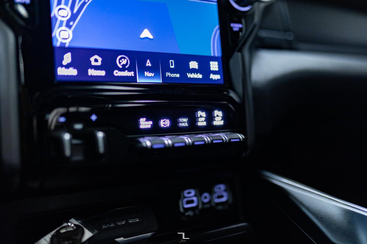 2023 Ram 2500 4x4 Crew Cab Laramie Night Edition Diesel Leather Roof Nav 6&quot; Lift Red Deer AB