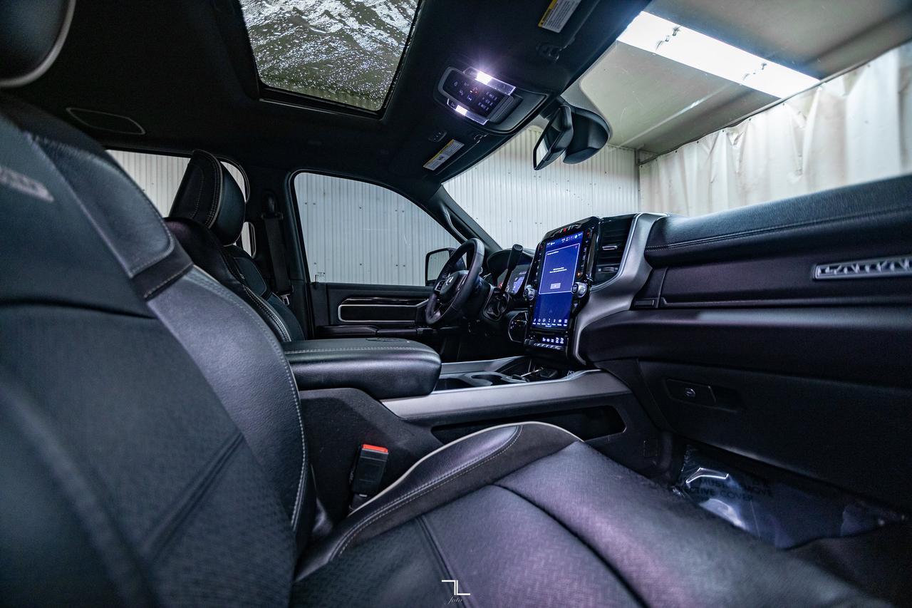 2023 Ram 2500 4x4 Crew Cab Laramie Night Edition Diesel Leather Roof Nav 6&quot; Lift Red Deer AB