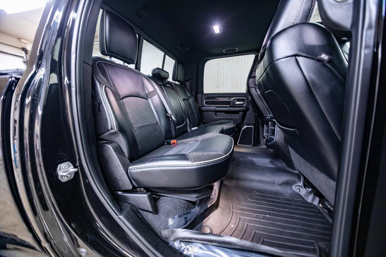 2023 Ram 2500 4x4 Crew Cab Laramie Night Edition Diesel Leather Roof Nav 6" Lift Red Deer AB
