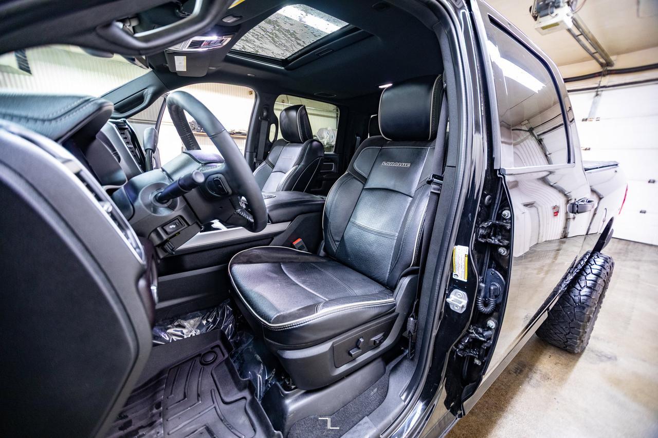 2023 Ram 2500 4x4 Crew Cab Laramie Night Edition Diesel Leather Roof Nav 6&quot; Lift Red Deer AB