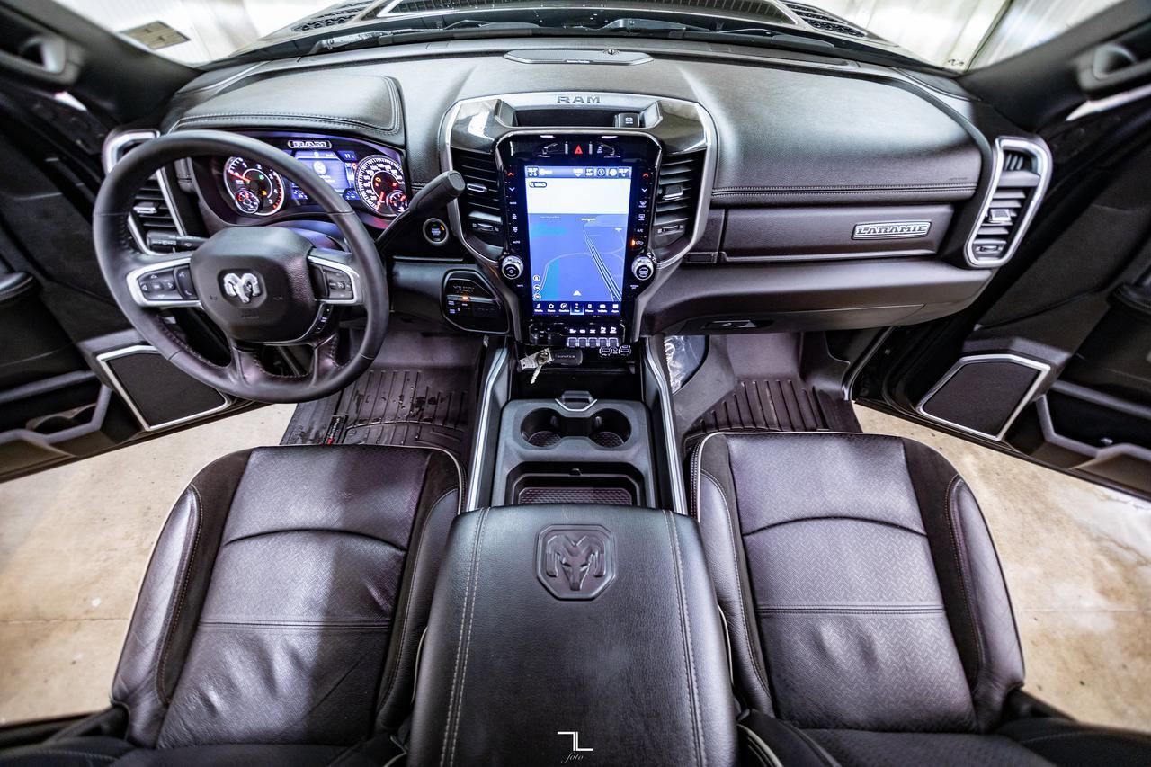 2023 Ram 2500 4x4 Crew Cab Laramie Night Edition Diesel Leather Roof Nav 6&quot; Lift Red Deer AB