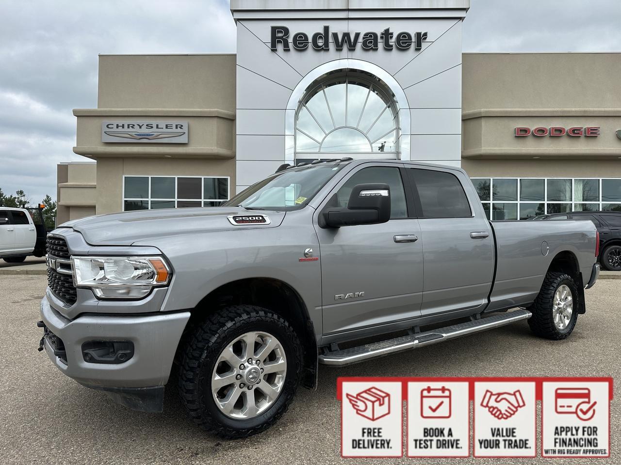 2023 Ram 2500 Big Horn Crew Cab 4x4 | Long Box | Bench Seat | Trailer Brake | Heated Seats Wheel