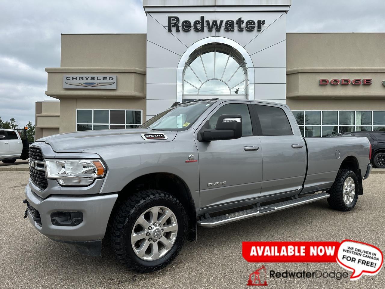 2023 Ram 2500 Big Horn Crew Cab 4x4 | Long Box | Bench Seat | Trailer Brake | Heated Seats Wheel