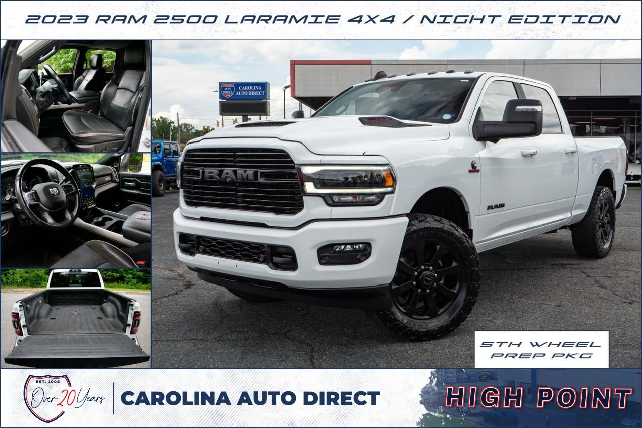 2023 Ram 2500 Laramie 4X4 / Night Edition / Towing Tech / Towing Prep!