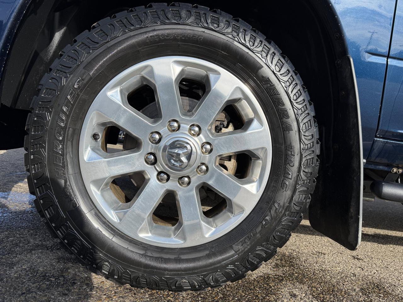 2023 Ram 2500 Laramie Crew Cab 4x4 | Low KMs | Cummins Diesel | Patriot Blue | Heated Vented Leather | 12IN NAV Redwater AB