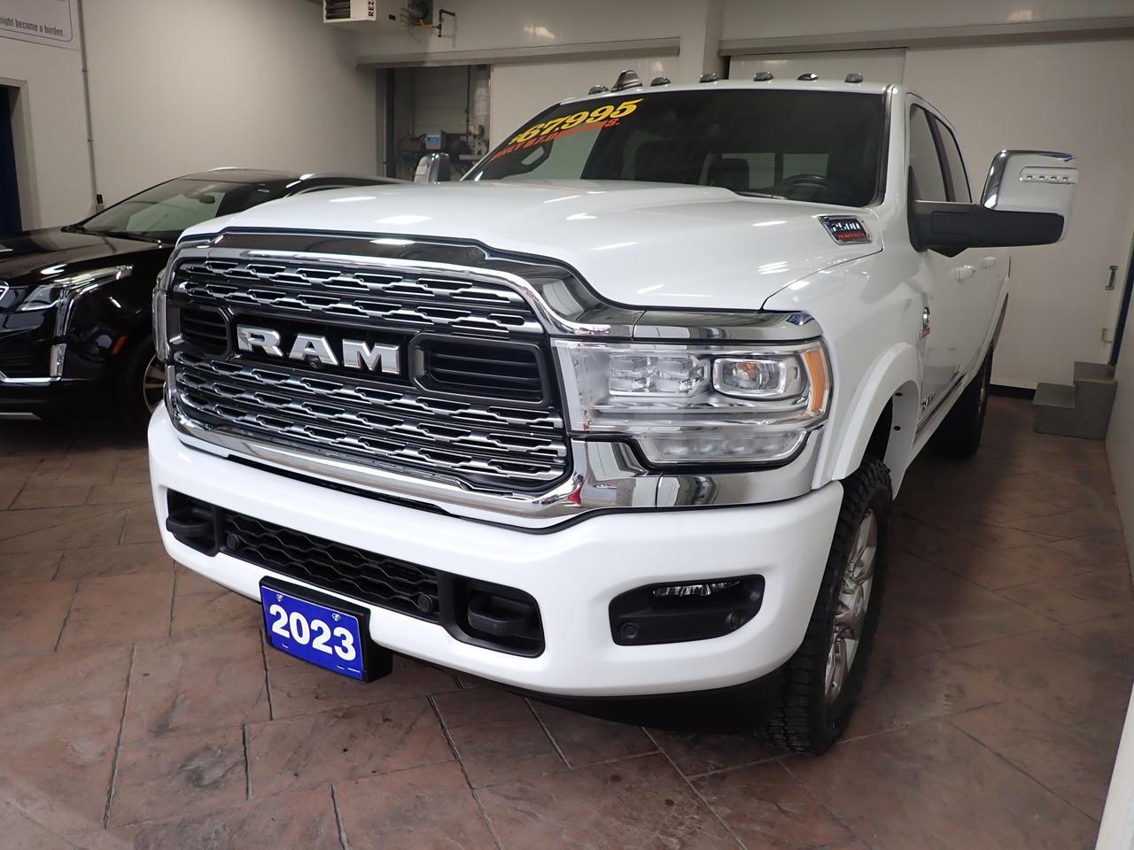 2023 Ram 2500 Limited 4X4 CREW CAB LEATHER NAVI 6'4" BOX *DIESEL* Listowel ON