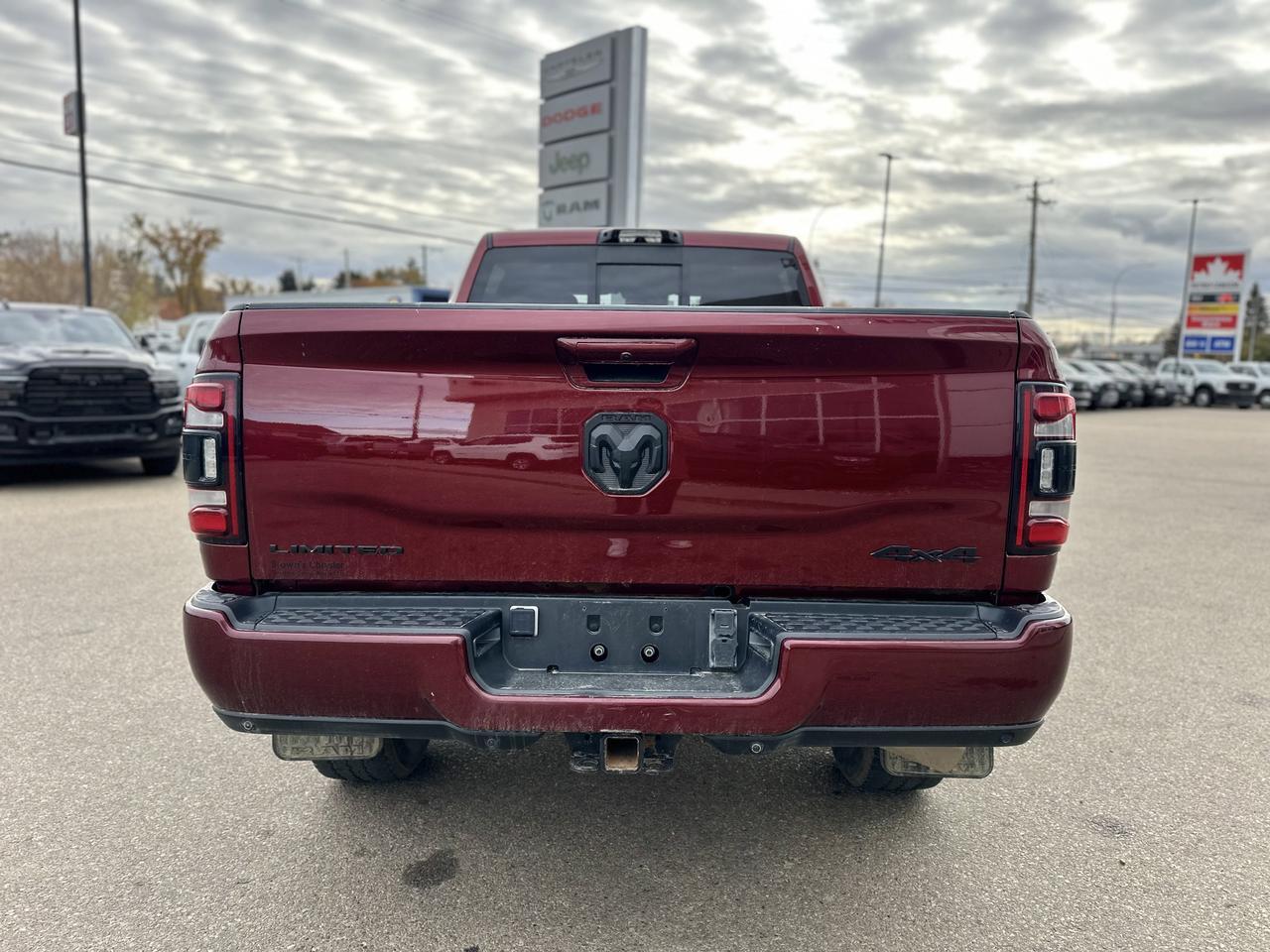 2023 Ram 2500 Limited Night Edition Crew Cab 4x4 | Low KMs | Cummins Diesel | Towing | Sunroof | NAV Redwater AB