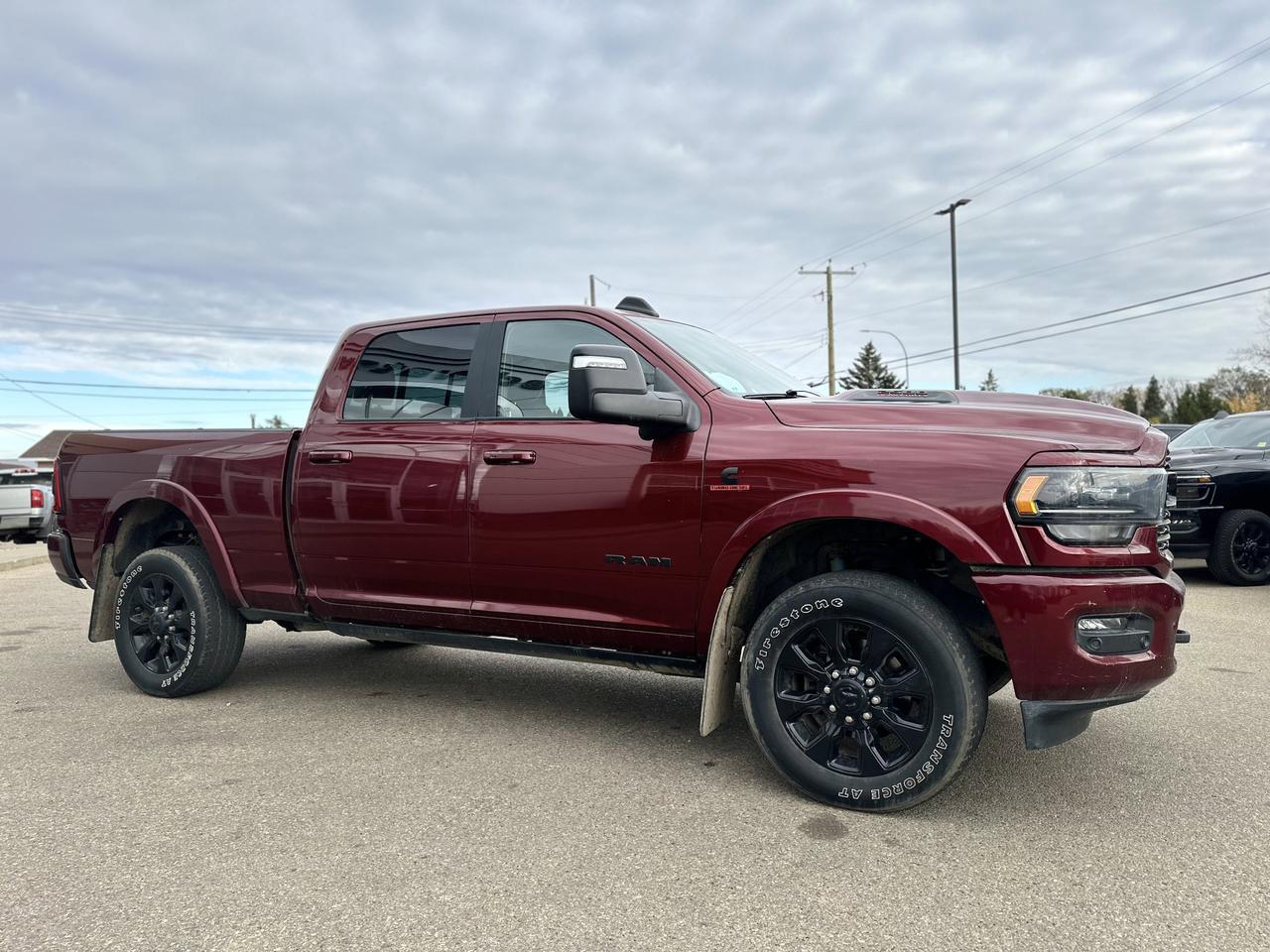 2023 Ram 2500 Limited Night Edition Crew Cab 4x4 | Low KMs | Cummins Diesel | Towing | Sunroof | NAV Redwater AB