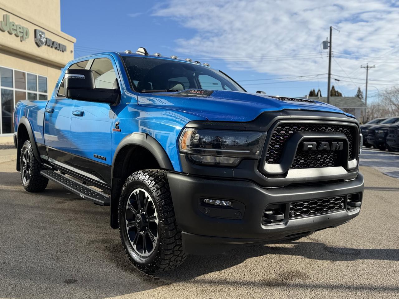 2023 Ram 2500 Rebel Crew Cab 4x4 | Low KMs | Hydro Blue | 12IN Display | NAV | Heated Vented Seats | Remote Start Redwater AB
