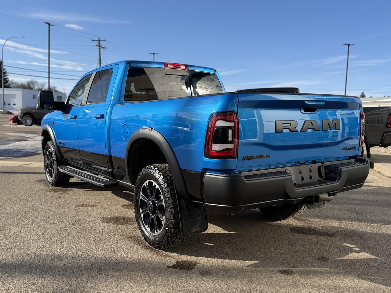 2023 Ram 2500 Rebel Crew Cab 4x4 | Low KMs | Hydro Blue | 12IN Display | NAV | Heated Vented Seats | Remote Start Redwater AB