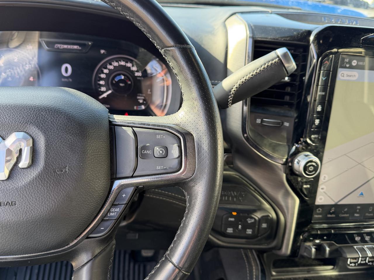 2023 Ram 2500 Rebel Crew Cab 4x4 | Low KMs | Hydro Blue | 12IN Display | NAV | Heated Vented Seats | Remote Start Redwater AB